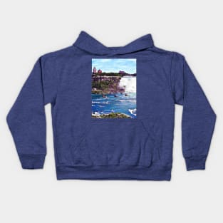 Niagara Falls ON - Zipline Kids Hoodie